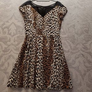Rockabilly Pin-up Dress, Leopard